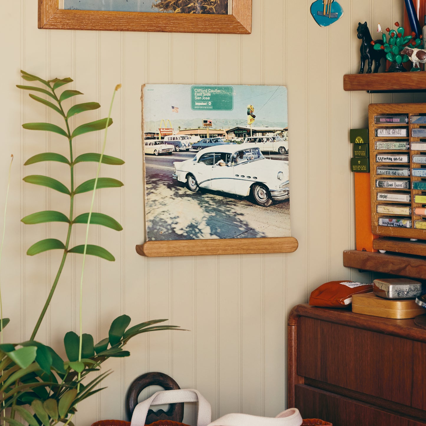 Record Shelf (Flush Mounted) Long