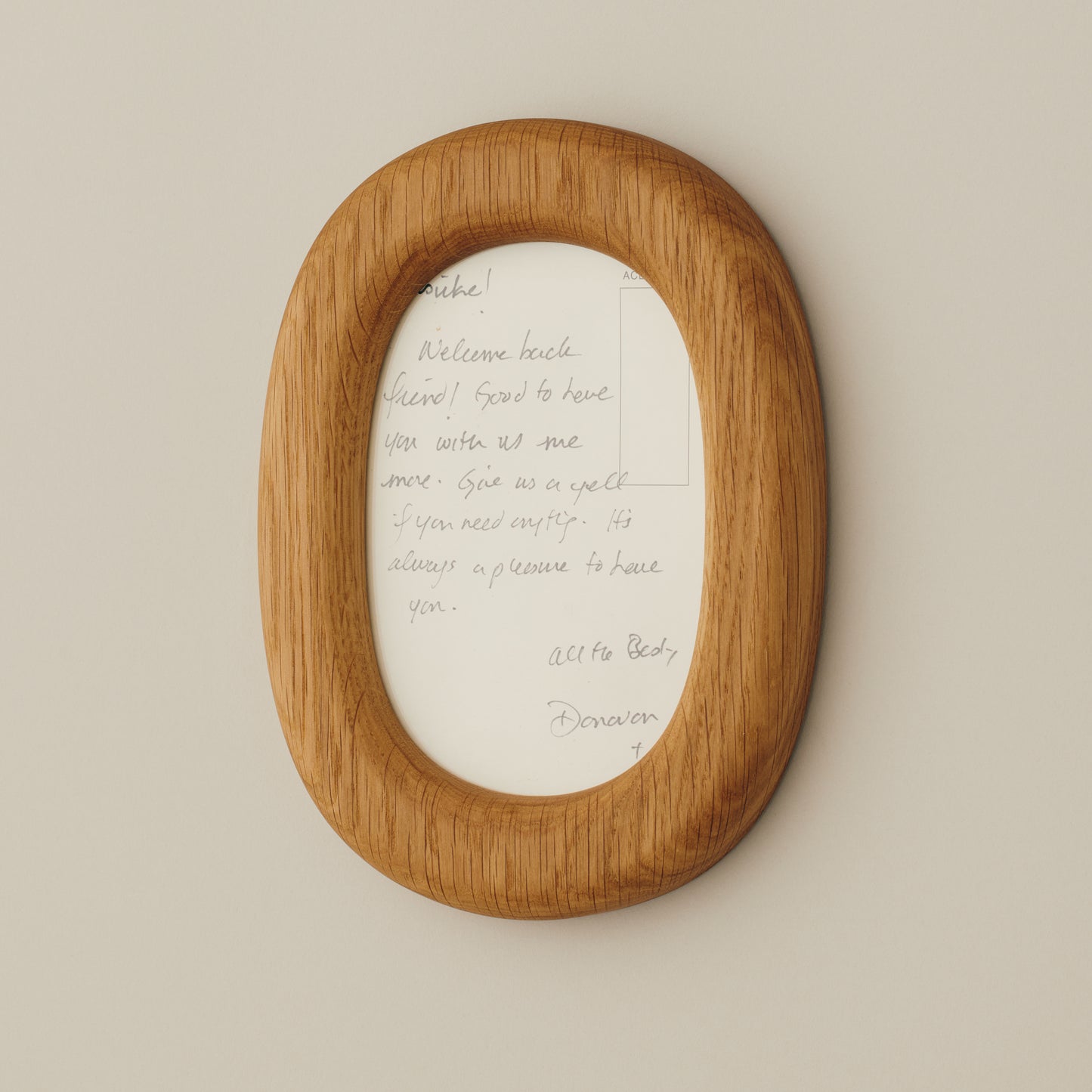 Oval Photo Frame